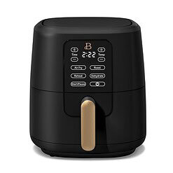 Beautiful 6 Qt Air Fryer with TurboCrisp Technology and Touch-Activated Display, Black Sesame by Drew Barrymore