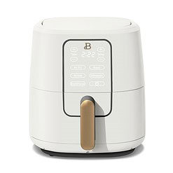 Beautiful 6 Qt Air Fryer with TurboCrisp Technology and Touch-Activated Display, White Icing by Drew Barrymore