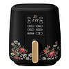 Beautiful 6 Qt Air Fryer with TurboCrisp Technology and Touch-Activated Display, Wildflower by Drew Barrymore, Black