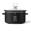 Beautiful 6 Qt Programmable Slow Cooker, Black Sesame by Drew Barrymore
