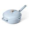 Beautiful All-in-One 4 QT Hero Pan with Steam Insert, 3 Pc Set, Cornflower Blue by Drew Barrymore