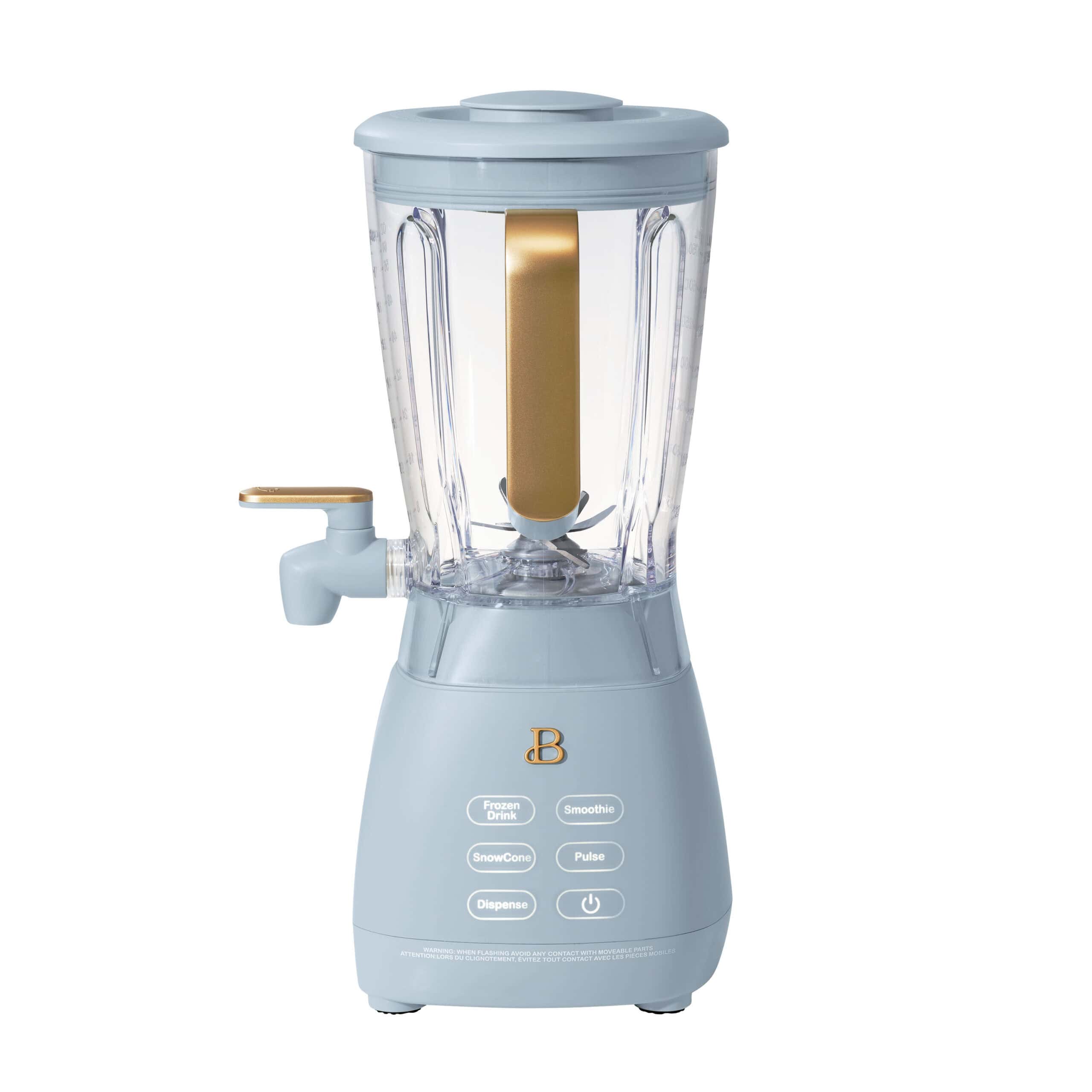 Beautiful Slush Crush 60 oz 4-Speed Frozen Drink Maker, Cornflower Blue by Drew Barrymore