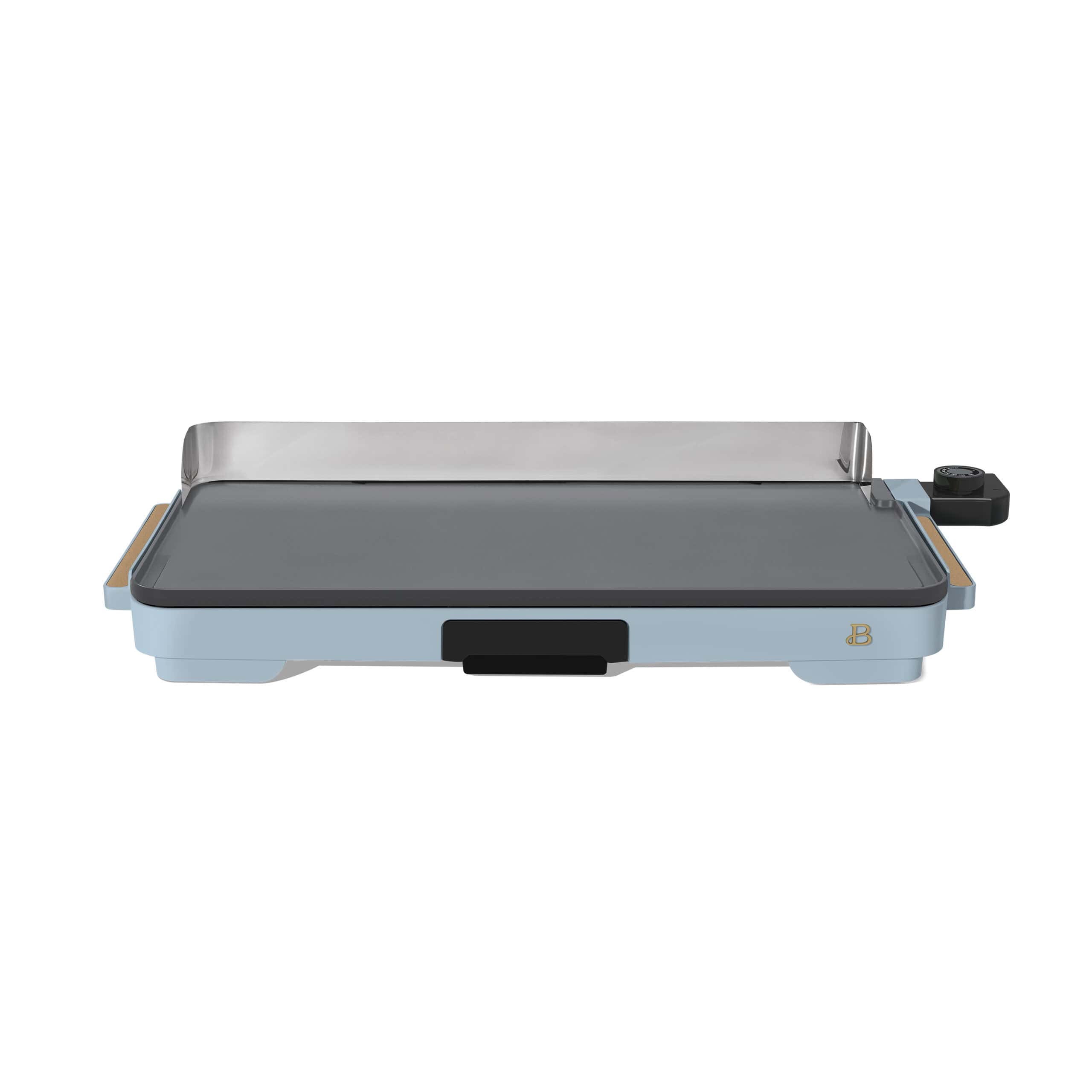 Beautiful XL Electric Griddle 12" x 22"- Non-Stick, Cornflower Blue by Drew Barrymore