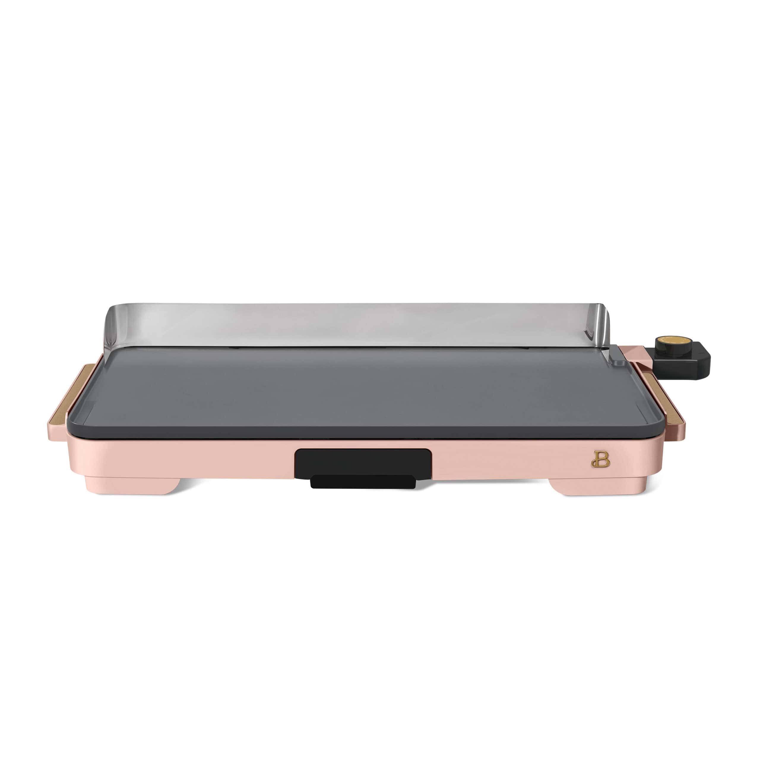 Beautiful XL Electric Griddle 12" x 22" Non-Stick, Rose by Drew Barrymore