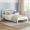 Better Homes & Gardens Leighton Kids Twin Size Bed, Wood Platform Bed Frame, Off-White