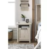 Better Homes & Gardens Modern Farmhouse USB Nightstand, Rustic White Finish