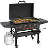 Blackstone Original 4-Burner 36” Propane Griddle with Hood and Omnivore Griddle Plate
