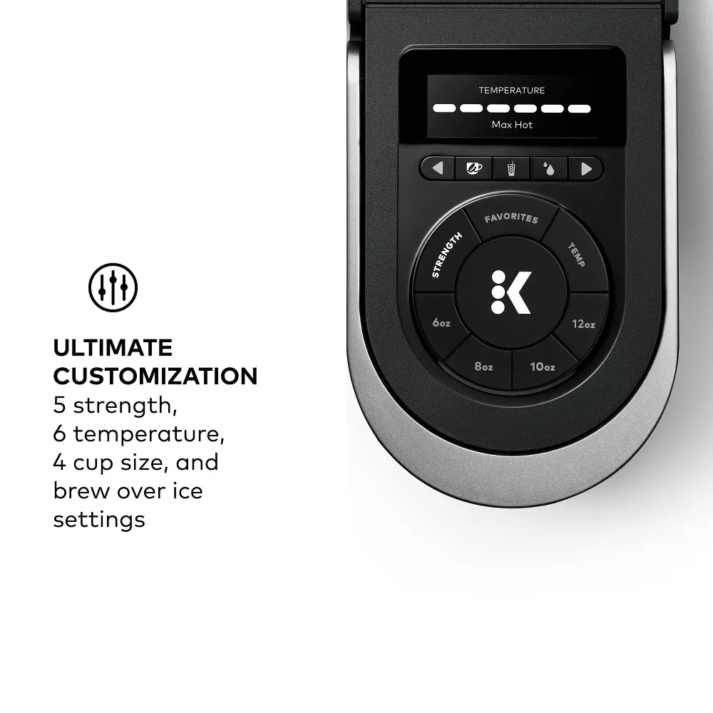 Keurig K-Supreme SMART Single Serve Coffee Maker with WiFi Compatibility, 4 Brew Sizes, and 66oz Removable Reservoir - Black - Image 12