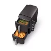 Ninja DoubleStack 2-Basket Air Fryer, DoubleStack Technology Cooks 4 Foods at Once, Space Saving Design, 8 QT, Black, SL201