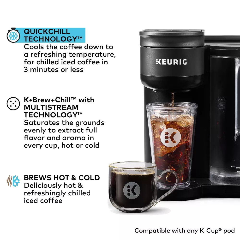 Keurig K-Brew & Chill Coffee Maker Black - Image 15