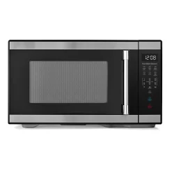 Hamilton Beach 1.1 Cu ft Countertop Microwave Oven in Stainless Steel, Sensor Cook