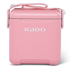Igloo 11 QT Tag-a-Long Hard Sided Cooler, Blush, 14 Can Capacity