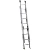 Louisville Ladder 16’ Aluminum Extension, 15' Reach, 225 lbs Load Capacity, W-2222-16PG