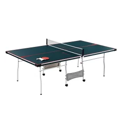 MD Sports Mid Size Table Tennis Table, 15mm, 4 Piece, Pong Table, by MD Sports