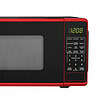 Mainstays 0.7 Cu ft Countertop Microwave Oven, 700 Watts, Red