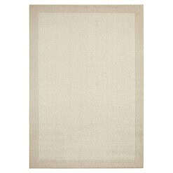 Mainstays Traditional Faux Sisal Olefin Beige Border Indoor Living Room Area Rug, 7'6