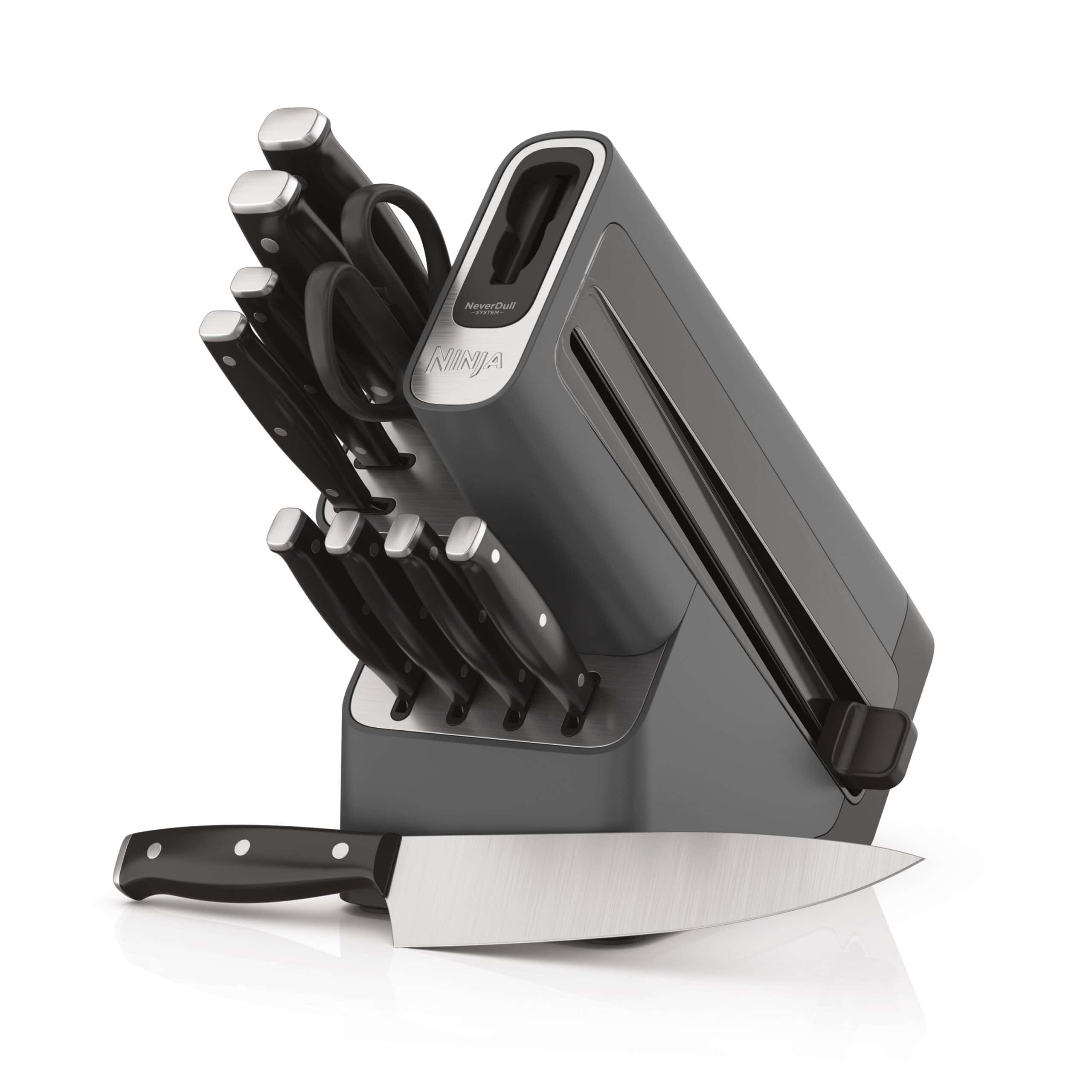 Ninja Foodi NeverDull 11-Piece Essential Knife System with Sharpener, K12011