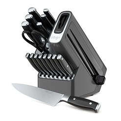 Ninja Foodi NeverDull Premium 17-Piece Knife Set with Built-in Sharpener