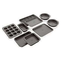 Ninja Foodi NeverStick Premium 10-Piece Bakeware Set, Aluminum, Oven Safe