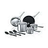 Ninja Foodi Neverstick Essential Stainless 11-Piece Cookware Set, C79600