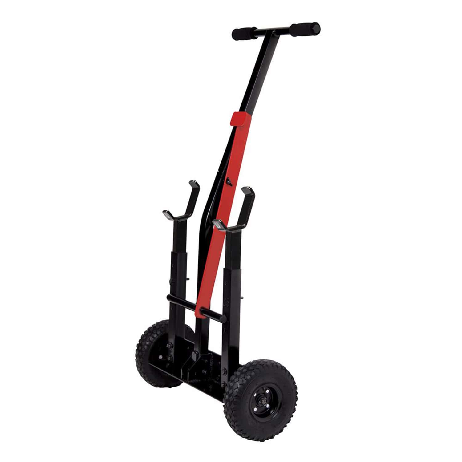 Ohio Steel Zero Turn Lawn Mower Tractor Lift for Maintenance, Black/Red