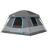 Ozark Trail 10' x 9' 6-Person Dark Rest Cabin Tent w/Skylight Ceiling Panels, 15.4 lbs