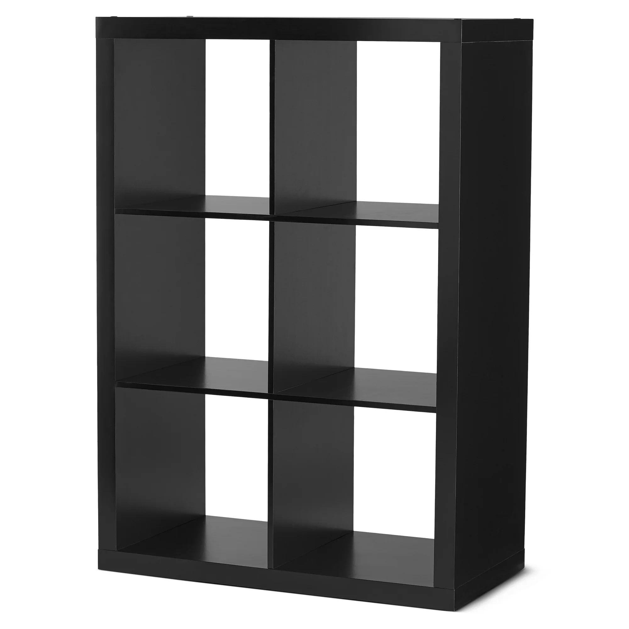 Better Homes & Gardens 6-Cube Storage Organizer, Solid Black