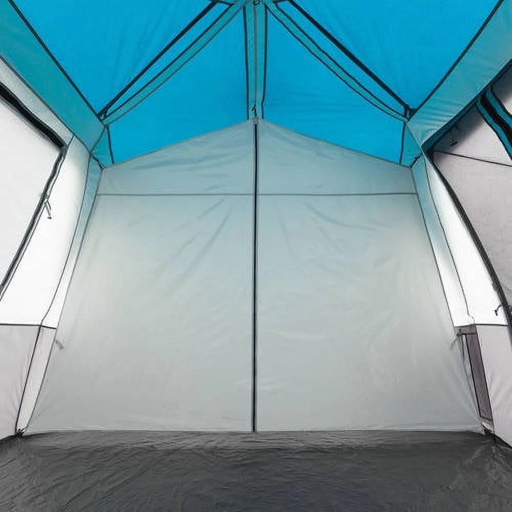 Ozark Trail 20' x 10' Instant Cabin Tent in Gray and Teal, Sleeps 12 - Image 8