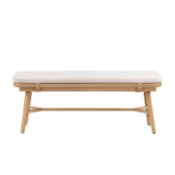 Better Homes & Gardens Springwood Dining Bench, Natural Finish
