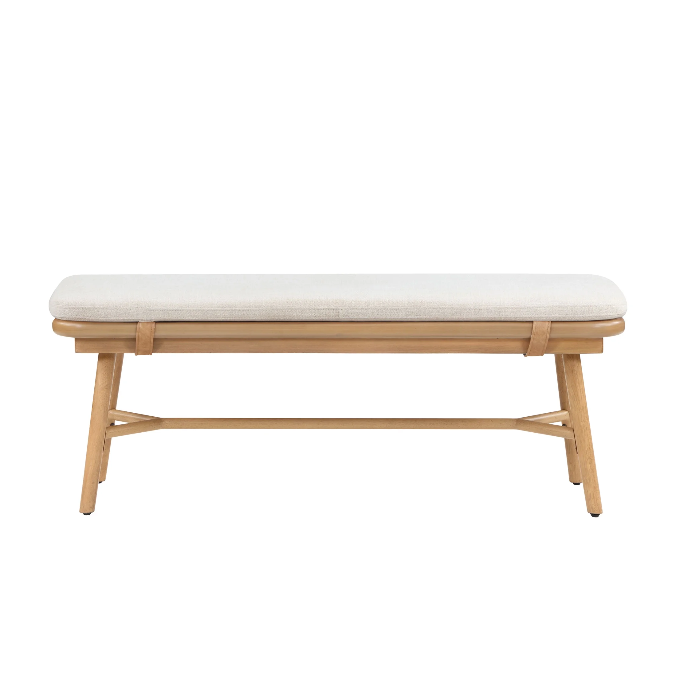Better Homes & Gardens Springwood Dining Bench, Natural Finish