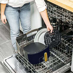 Beautiful 6 Qt Air Fryer with TurboCrisp Technology and Touch-Activated Display, Starry Night by Drew Barrymore, Blue
