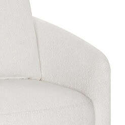 Beautiful Drew Kids Accent Chair by Drew Barrymore, Cream Bouclé Fabric