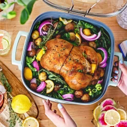 Beautiful 5 in 1 Electric Skillet - Expandable up to 7 Qt with Glass Lid, Sage Green by Drew Barrymore