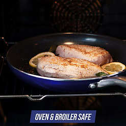 Blue Diamond 12-Piece Toxin-Free Ceramic Nonstick Pots and Pans Cookware Set, Dishwasher Safe