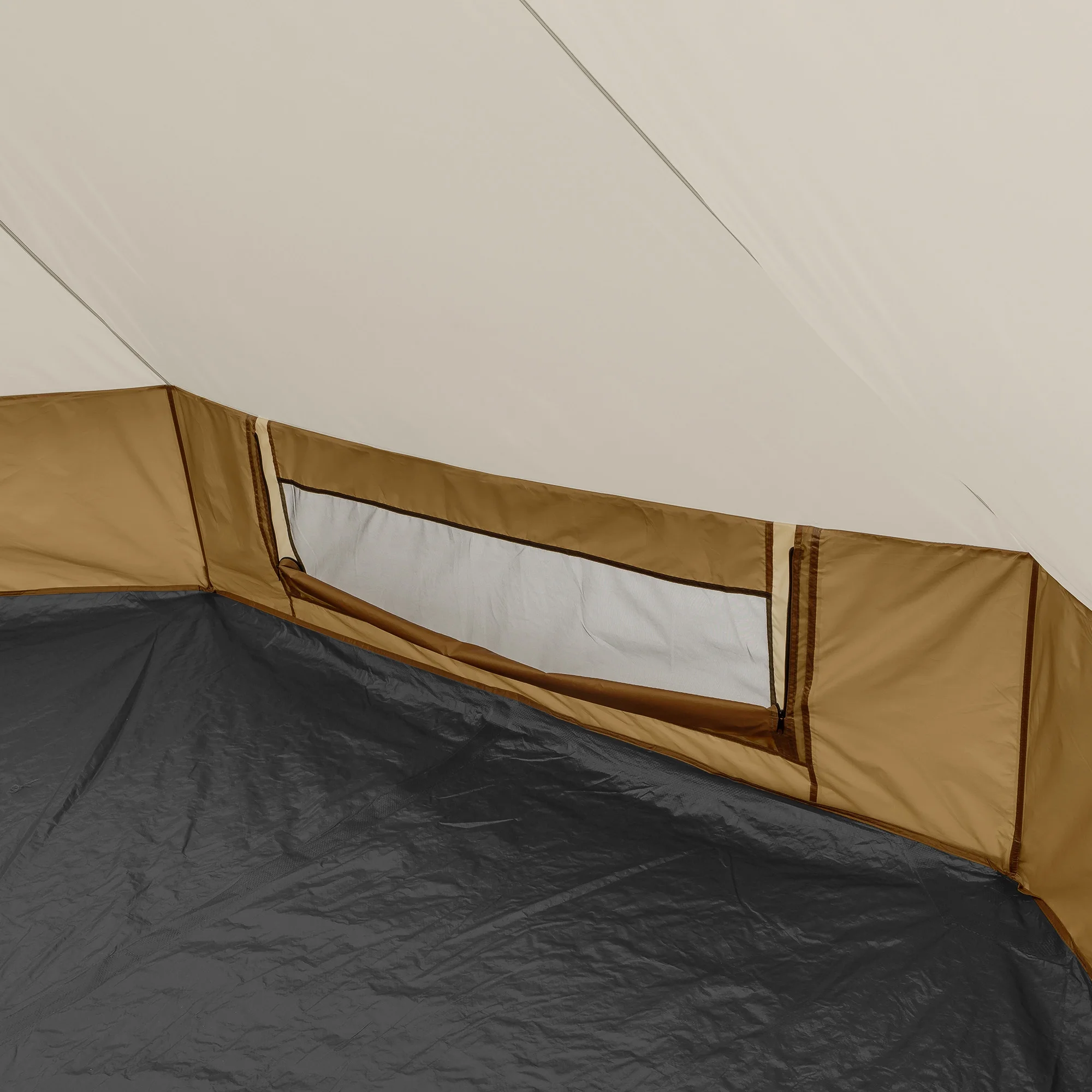Ozark Trail 15' x 15' 8-Person Glamping Bell Tent with String Lights, 22.57 lbs - Image 11