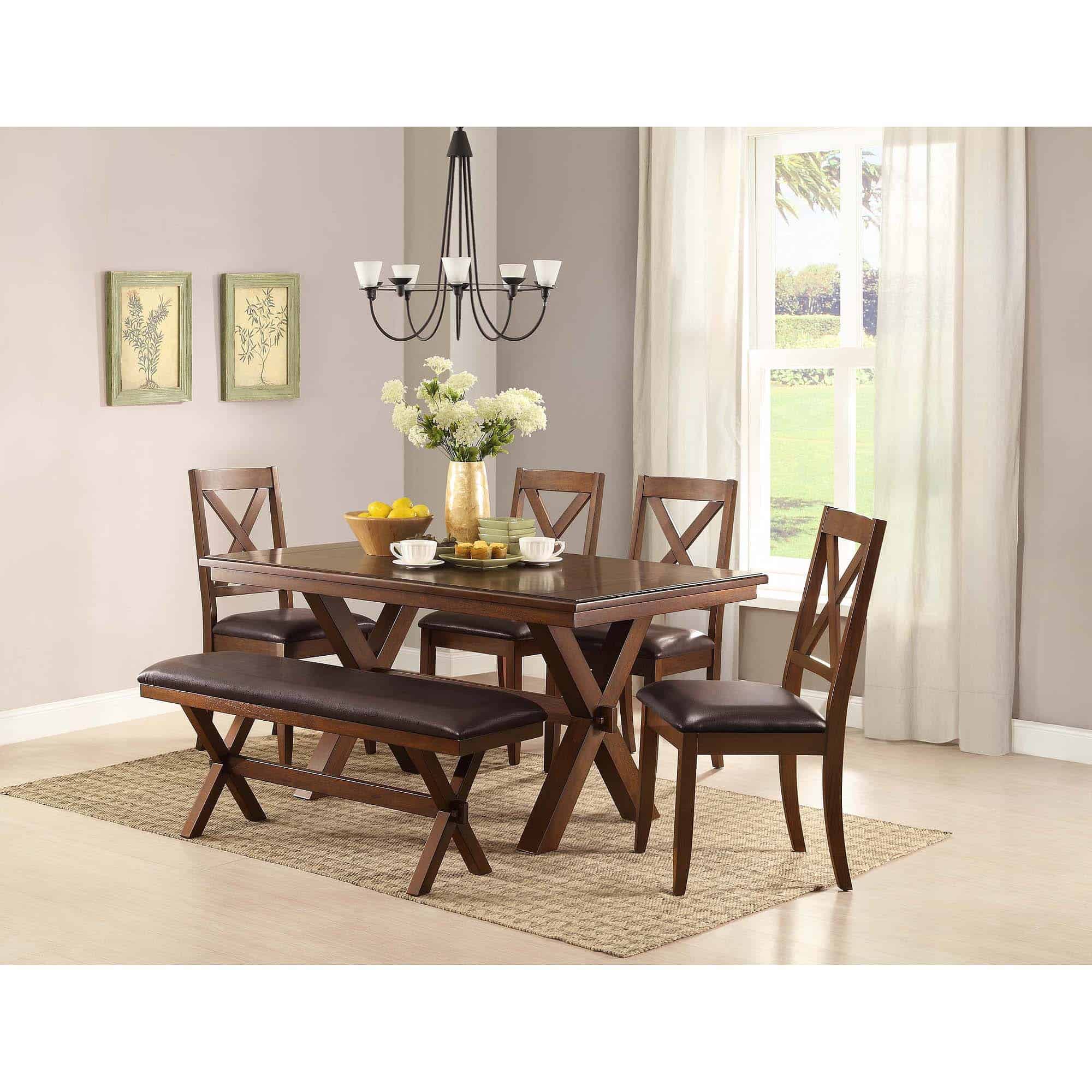 Better Homes & Gardens Maddox Crossing Dining Chair, Set of 2, Brown