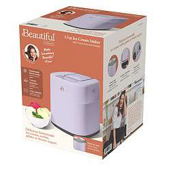 Beautiful 1.5 Qt Ice Cream Maker with Touch Activated Display, Lavender by Drew Barrymore