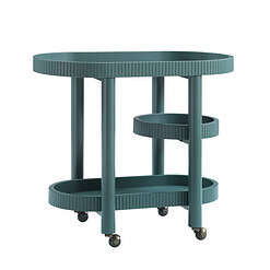 Beautiful Drew Bar Cart by Drew Barrymore, Thyme Green Finish