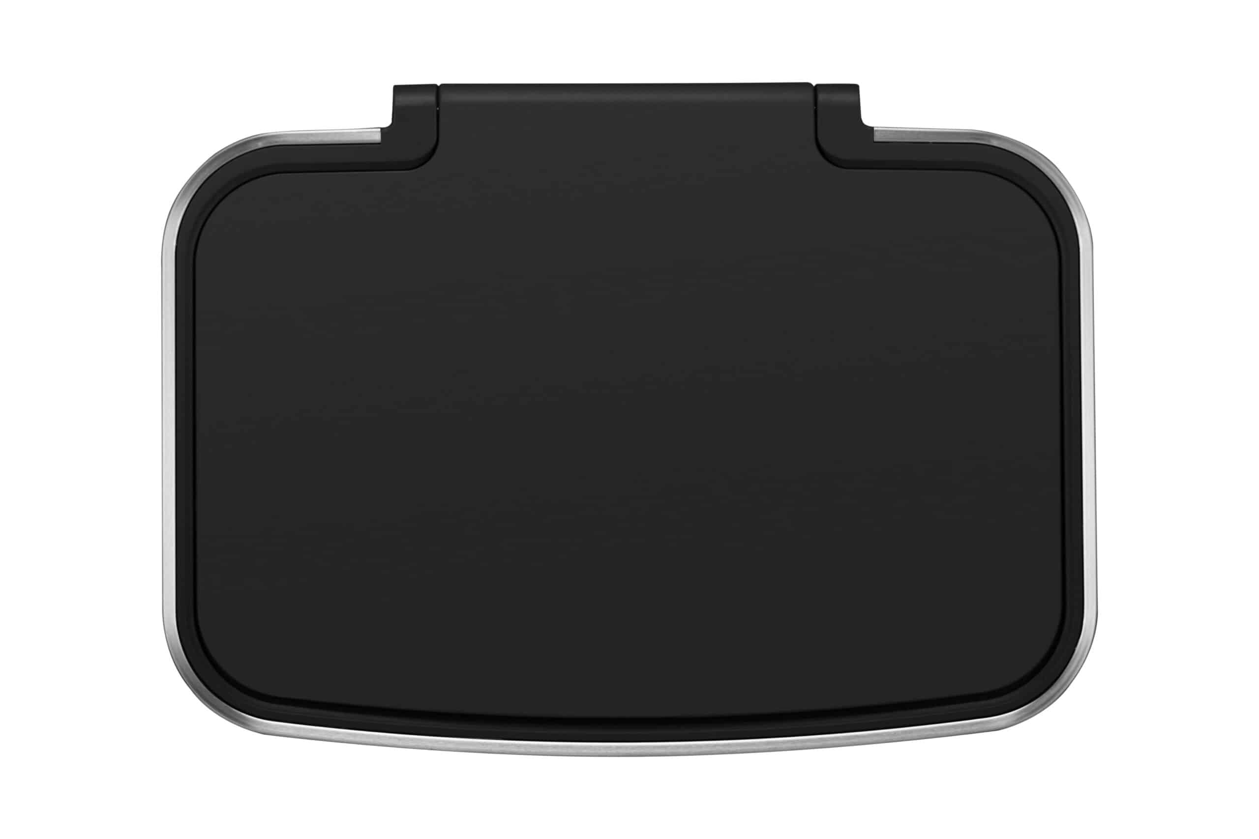 Better Homes & Gardens 11.9 Gallon Kitchen Trash Can, Plastic Step-On Kitchen Trash Can, Black