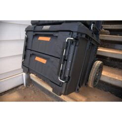 RIDGID 257067 2.0 Pro Gear System 22 in. XL 2 Drawers Modular Tool Box Storage