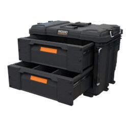 RIDGID 257067 2.0 Pro Gear System 22 in. XL 2 Drawers Modular Tool Box Storage
