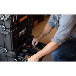 RIDGID 257068 2.0 Pro Gear System 22 in. XL 4 Drawers Modular Tool Box Storage
