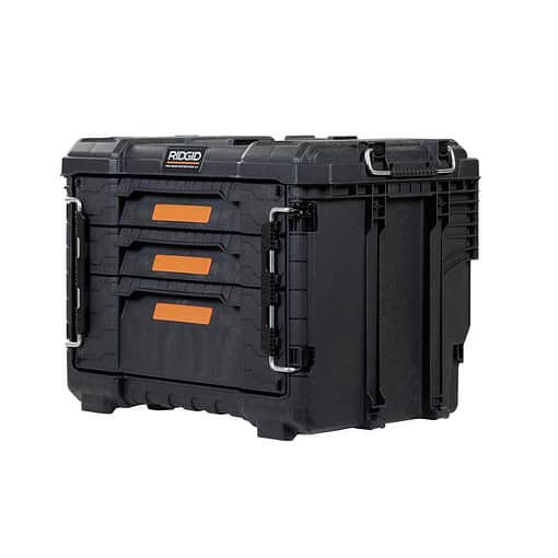 RIDGID 255334 Pro Gear System Gen 2.0 XL 3-Drawers Water and Dust