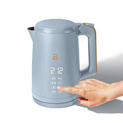 Beautiful 1.7-Liter Electric Kettle 1500 W with One-Touch Activation, Cornflower Blue by Drew Barrymore