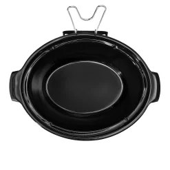 Beautiful 6 Qt Programmable Slow Cooker, Wildflower by Drew Barrymore, Black