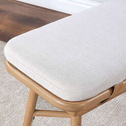 Better Homes & Gardens Springwood Dining Bench, Natural Finish