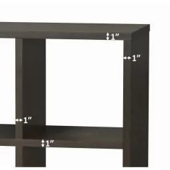 Better Homes & Gardens 8-Cube Organizer with Metal Base, Espresso