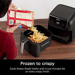 Ninja Air Fryer Pro XL 6.5-QT Basket Air Fryer, 4-in-1 Functionality, Max Crisp Technology, Nonstick, Black