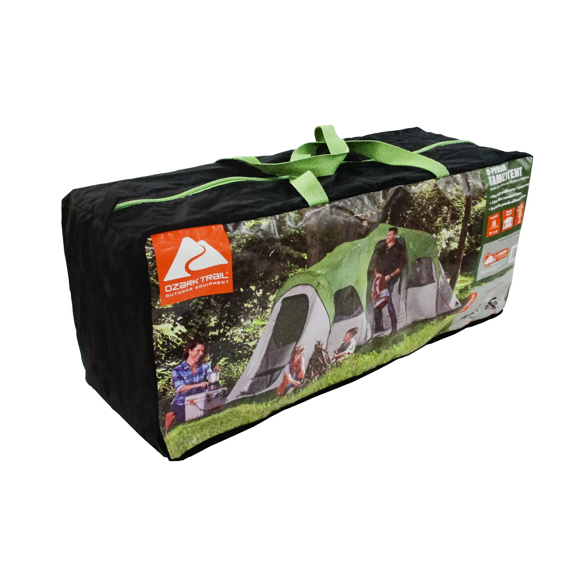 Ozark Trail 8 Person, Clip & Camp Family Tent, 16’ x 8 ‘ x 78", 23.81 lbs. - Image 15