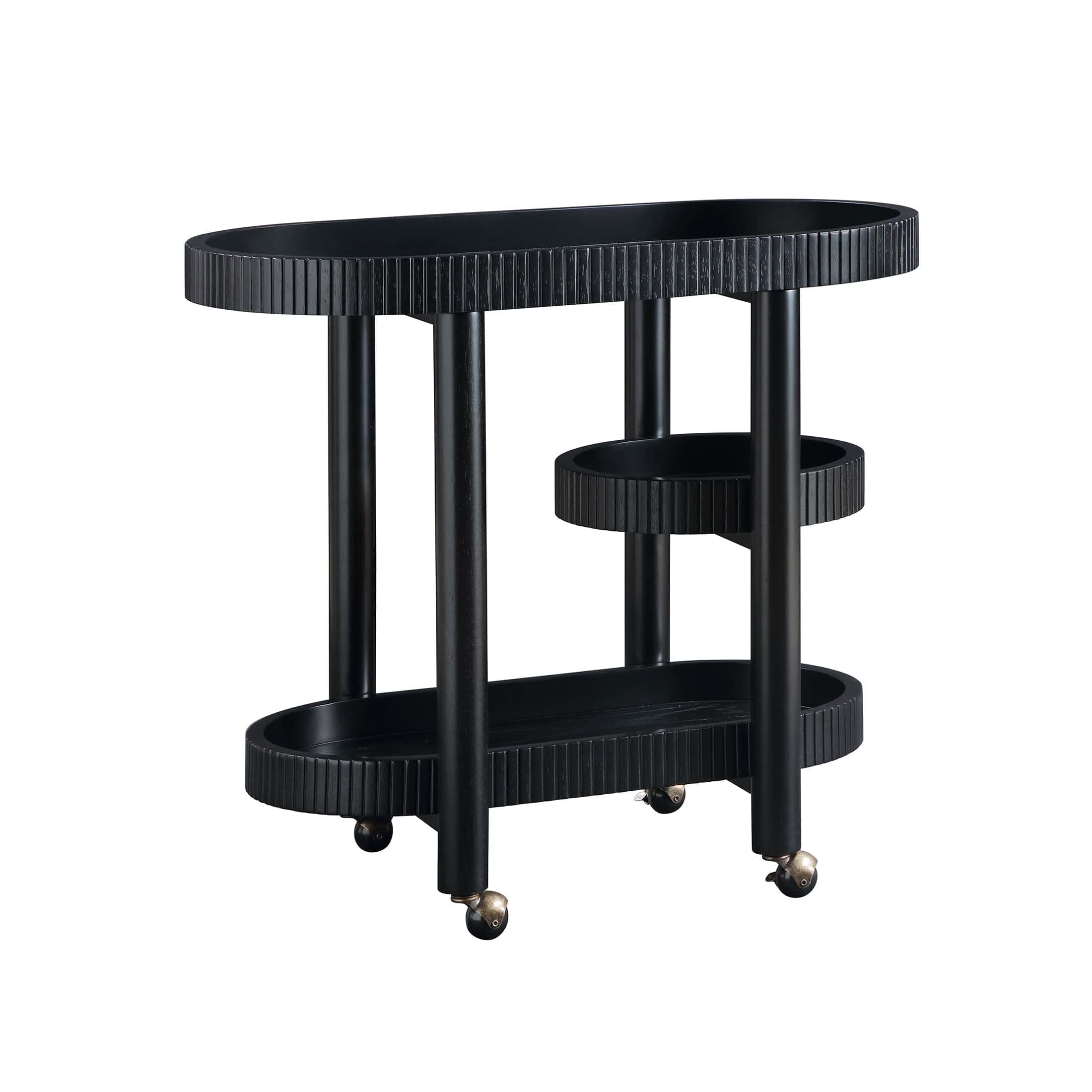Beautiful Drew Bar Cart by Drew Barrymore, Black
